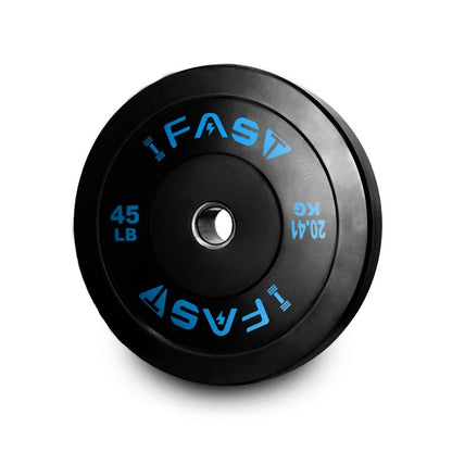 IFAST Olympic Bumper Plates with 2-Inch Steel Hub Home Gym Strength Training Weight Plate Floor Protection Fitness Equipment Dumbbell and Barbell