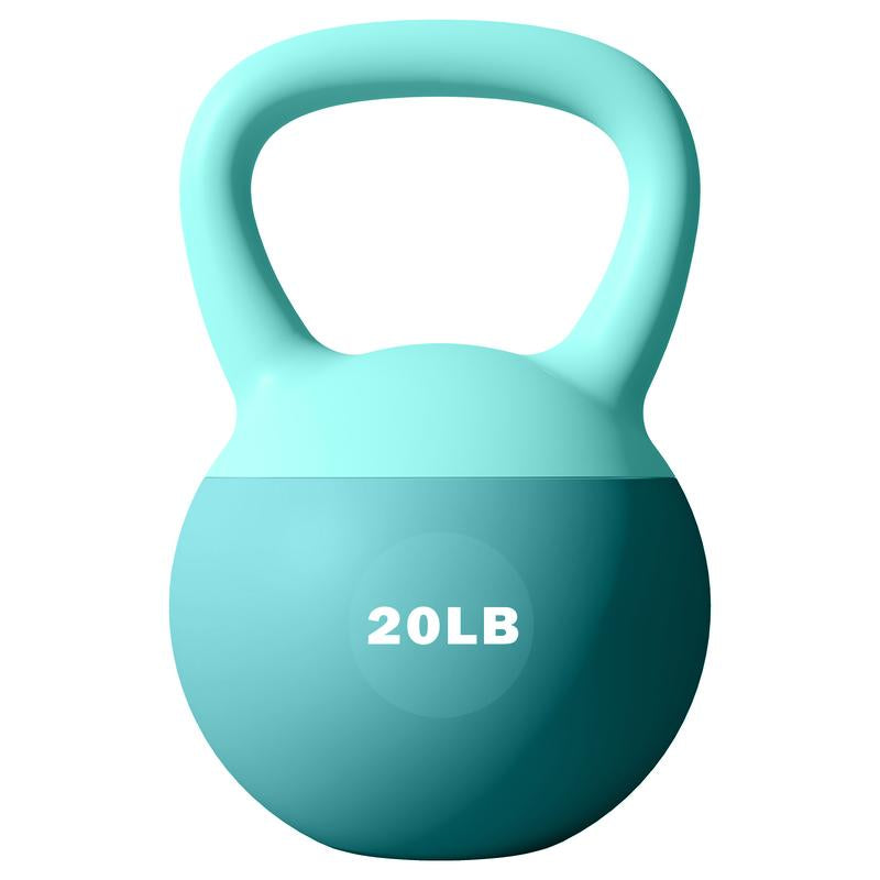LEKÄRO Soft Kettlebell,Anti-Slip Grip with Training Gloves,Safe Strength Training Kettlebells Sets,Weightlifting Kettlebell for Home Gym,Fitness Equipment