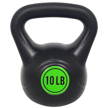 Wide Grip Kettlebell Exercise Fitness Weight Set, 4-Pieces: 5Lb, 10Lb, 15Lb and 20Lb Kettlebells