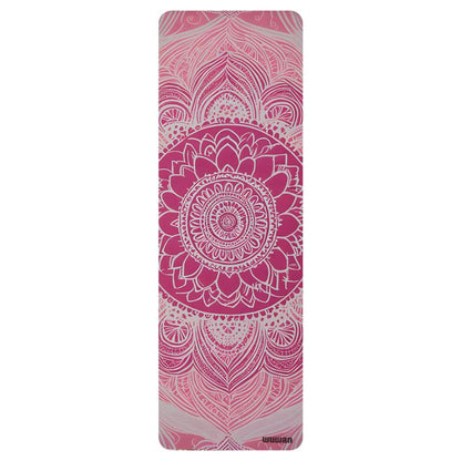 Printed Yoga Mat 72" X 24" Thick 6Mm Non-Slip Fitness Exercise Exercise Mat with Strap for Women Men Yoga Pilates Workout Gym Floor Workout