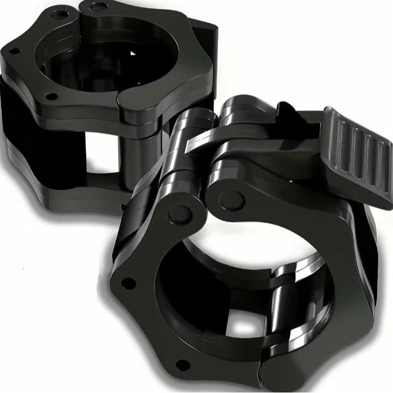 1 Pair Barbell Clamp, Quick Release Barbell Lock Buckle, Weight Plates Collar Clip for Workout Fitness Training & Bodybuilding, Gymtok