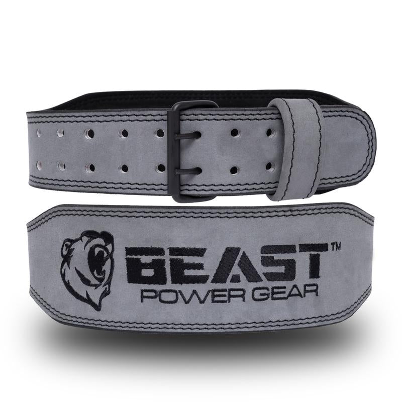 Weight Lifting Belt 4Inch Leather Belt with Free Wrap - Foam Padded Back Support Gym Belt for Bodybuilding Squat Deadlift Weight Belt, Weightlifting Belt Men Women