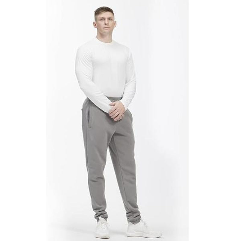 Men'S 3 Pack Fleece Active Athletic Jogger Sweatpants with Drawstring Sizes S-3XL