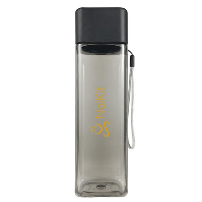 Naikit Smokey-Colored Water Bottled 16 Oz Plastic, Portable with Strap BPA Free Reusable Waterbottle. Leakproof No Soaked Backpack or Purse. 4 School, Sports, Gym, Fitness, Kids, Women and Men Drinkware Aesthetic