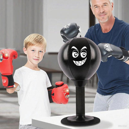 Fun Punch Rage Bag, Desktop Punching Bag, Suctions to Your Desk | Stress Buster Boxing Bag | Stress Release Punching Ball with Suction Cup, Tabletop Boxing Bag for Kids