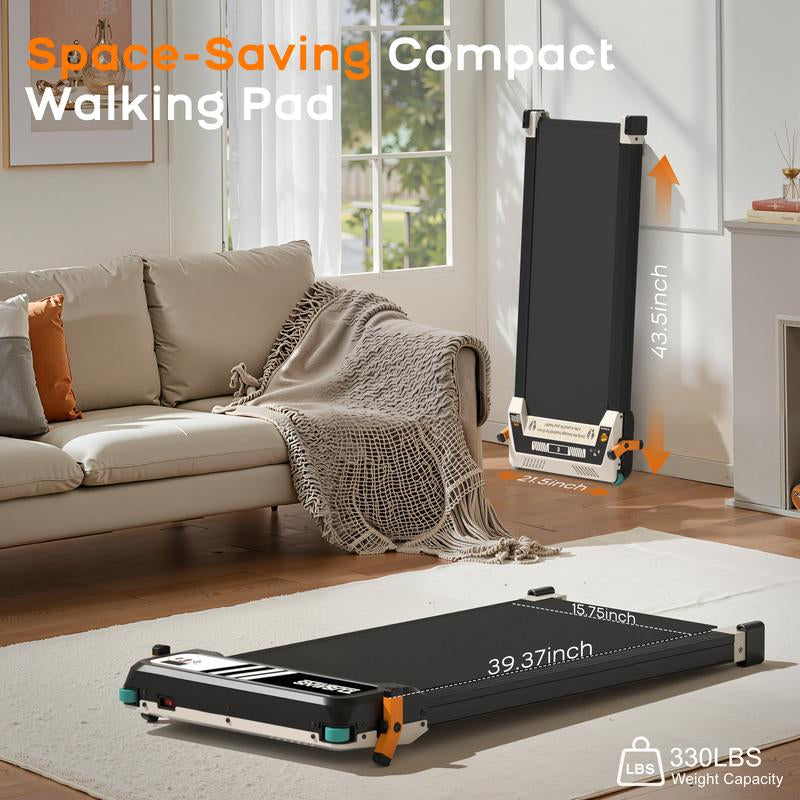 TOUSAINS Walking Pad with Incline, under Desk Treadmill, 2 in 1 Foot Massage Treadmill for Home&Office, 2.5HP Quite Portable Treadmill with Shiatsu Foot Massager, Incline Treadmill with LED Display Fitness Stepper Machine Stepping Machine