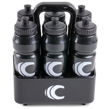 Cannon Sports 1 Liter Sports Water Bottle, Bpa-Free, 34 Oz Capacity, Large Mouth, 2 Lids (Straw and Squeeze) with Carrier, Great for Helmet Sports Such as Hockey, Lacrosse, Football, Boxing