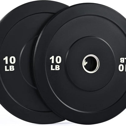 【September Restock】Zelus Weight Plate Set,Multi-Function Plate Set Twin 2" Bumper Plates, Olympic Weight Set with Rubber Barbell Dumbbell Plates Stainless Steel Inserts for Pro or Home/Outdoorfun Gym,Fitness,All Seasons,Gift Idea