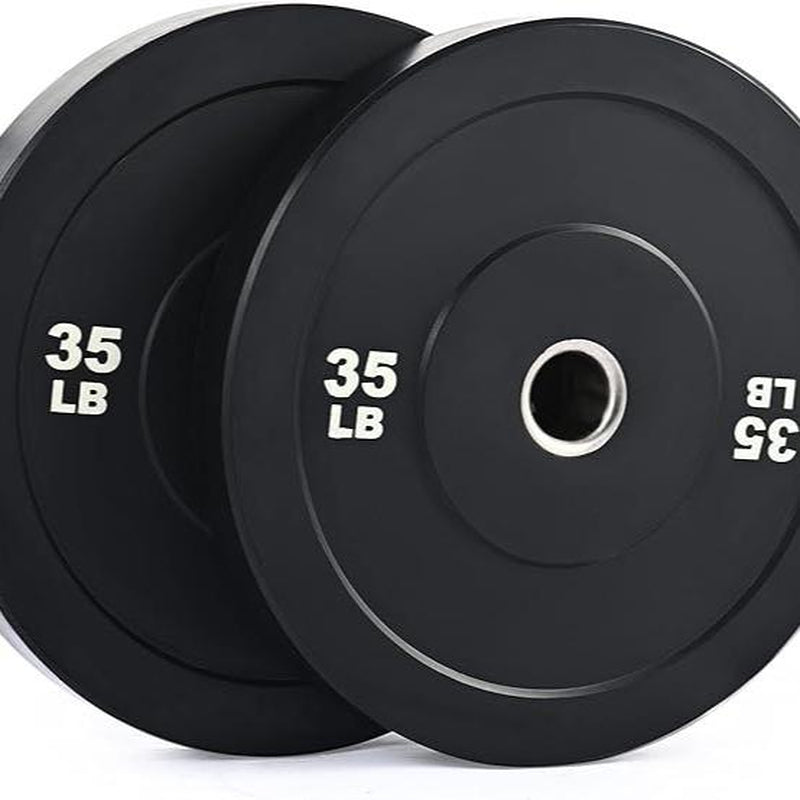 【September Restock】Zelus Weight Plate Set,Multi-Function Plate Set Twin 2" Bumper Plates, Olympic Weight Set with Rubber Barbell Dumbbell Plates Stainless Steel Inserts for Pro or Home/Outdoorfun Gym,Fitness,All Seasons,Gift Idea