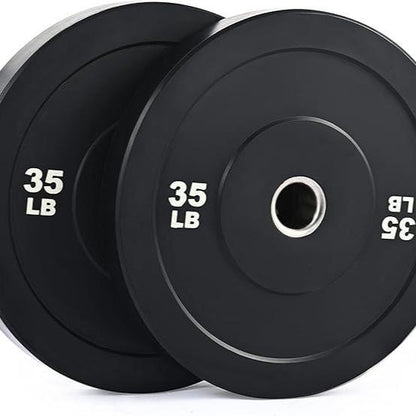 【September Restock】Zelus Weight Plate Set,Multi-Function Plate Set Twin 2" Bumper Plates, Olympic Weight Set with Rubber Barbell Dumbbell Plates Stainless Steel Inserts for Pro or Home/Outdoorfun Gym,Fitness,All Seasons,Gift Idea