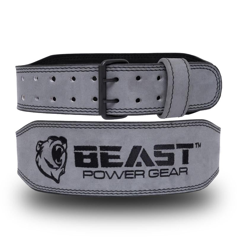 Weight Lifting Belt 4Inch Leather Belt with Free Wrap - Foam Padded Back Support Gym Belt for Bodybuilding Squat Deadlift Weight Belt, Weightlifting Belt Men Women