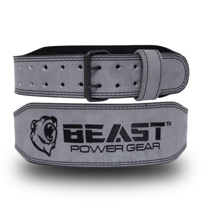 Weight Lifting Belt 4Inch Leather Belt with Free Wrap - Foam Padded Back Support Gym Belt for Bodybuilding Squat Deadlift Weight Belt, Weightlifting Belt Men Women