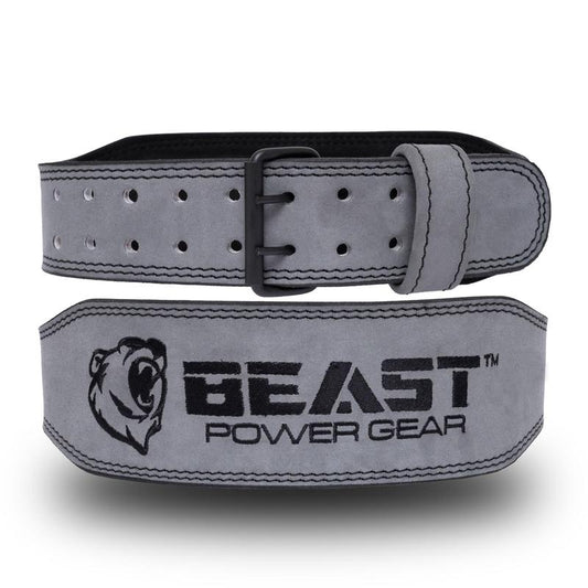 Weight Lifting Belt 4Inch Leather Belt with Free Wrap - Foam Padded Back Support Gym Belt for Bodybuilding Squat Deadlift Weight Belt, Weightlifting Belt Men Women