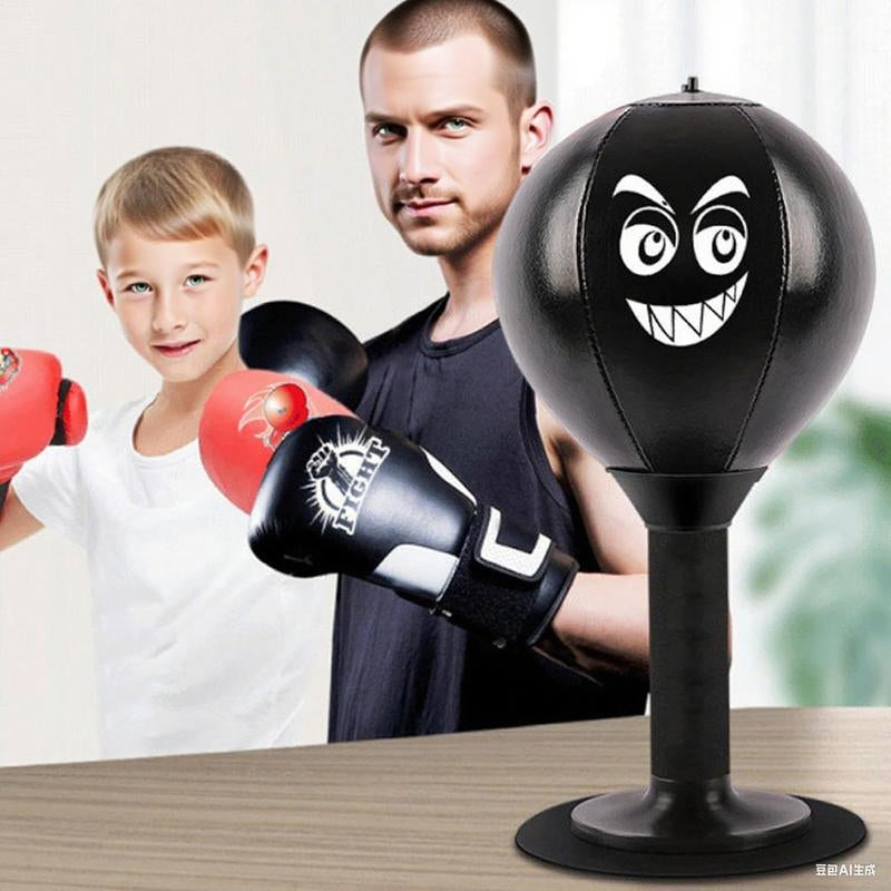 Fun Punch Rage Bag, Desktop Punching Bag, Suctions to Your Desk | Stress Buster Boxing Bag | Stress Release Punching Ball with Suction Cup, Tabletop Boxing Bag for Kids