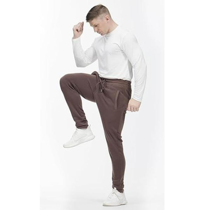 Men'S 3 Pack Fleece Active Athletic Jogger Sweatpants with Drawstring Sizes S-3XL