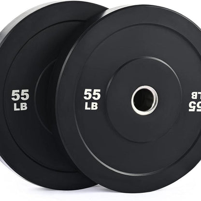 【September Restock】Zelus Weight Plate Set,Multi-Function Plate Set Twin 2" Bumper Plates, Olympic Weight Set with Rubber Barbell Dumbbell Plates Stainless Steel Inserts for Pro or Home/Outdoorfun Gym,Fitness,All Seasons,Gift Idea