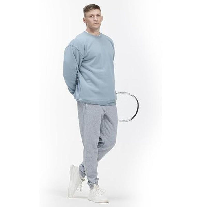 Men'S 3 Pack Fleece Active Athletic Jogger Sweatpants with Drawstring Sizes S-3XL