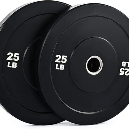 【September Restock】Zelus Weight Plate Set,Multi-Function Plate Set Twin 2" Bumper Plates, Olympic Weight Set with Rubber Barbell Dumbbell Plates Stainless Steel Inserts for Pro or Home/Outdoorfun Gym,Fitness,All Seasons,Gift Idea